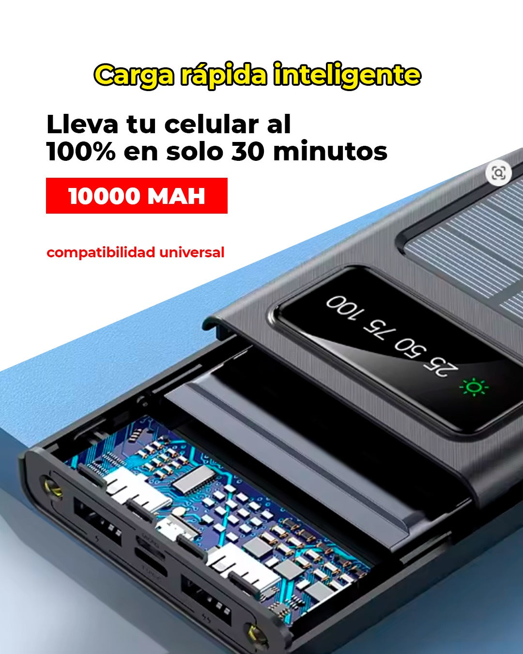 BANCO DE ENERGIA SOLAR |✅ GARANTÍA 1 AÑO | 🛡️ COMPRA 100% PROTEGIDA