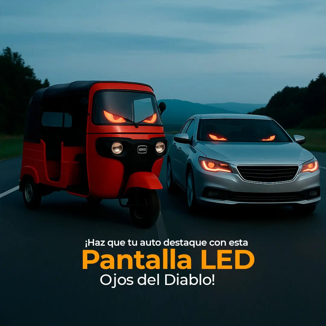 PANEL OJOS LED FLEXIBLE + GARANTIA 1 AÑO + ENVÍO GRATIS