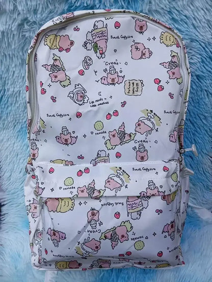 MOCHILA ESCOLAR TENDENCIA CAPIBARA