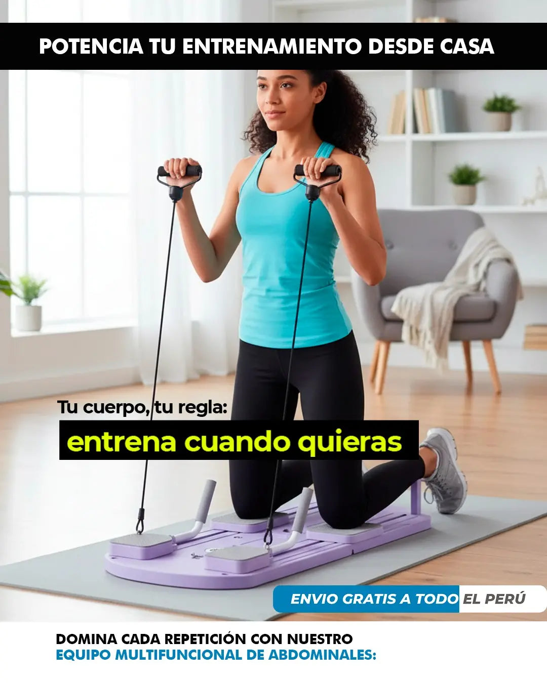 TABLA MULTIFUNCIONAL EN CASA | 💪 REDUCE ESTRÉS, MEJORA POSTURA Y TONIFICA FÁCILMENTE 🌿