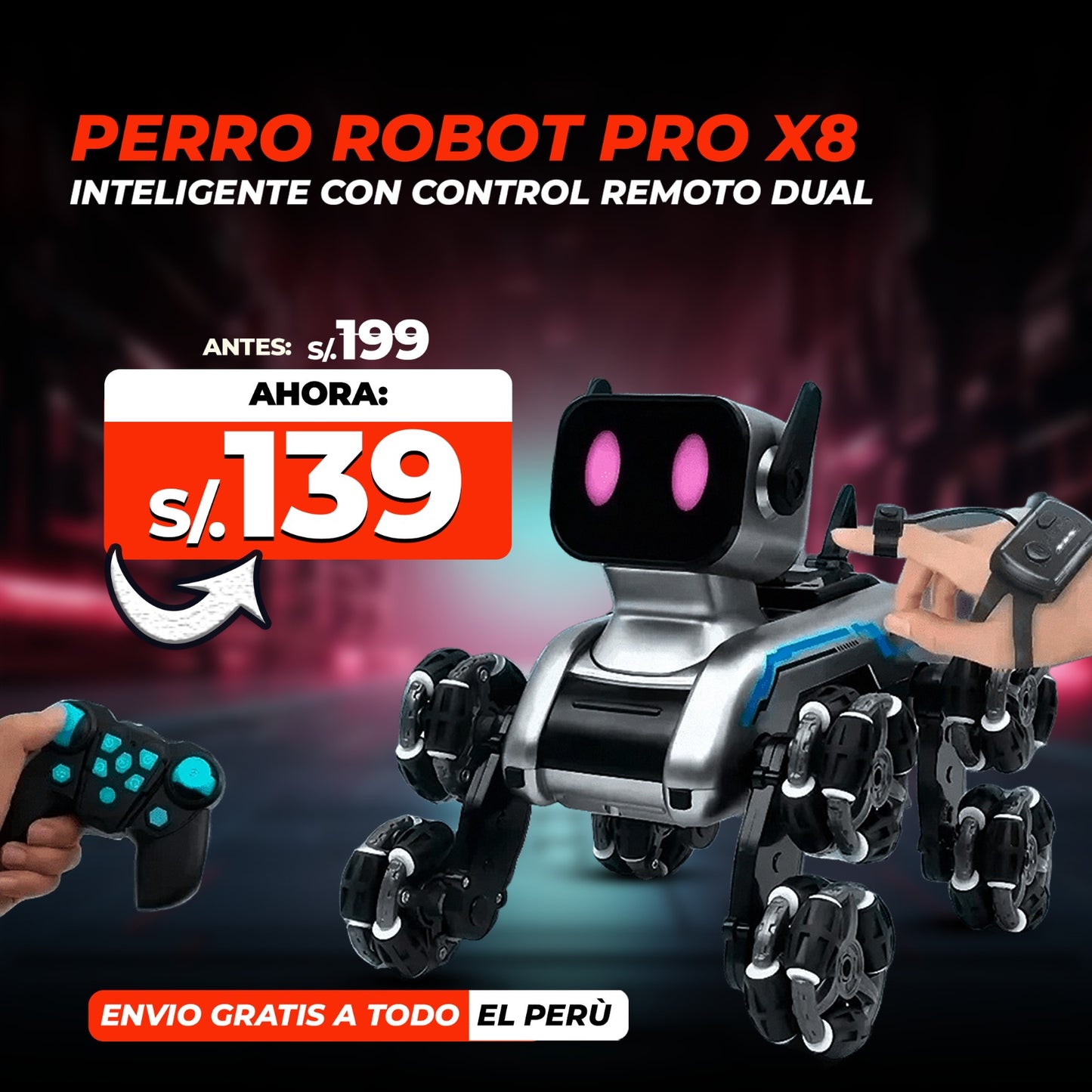 PERRO ROBOT PRO X8